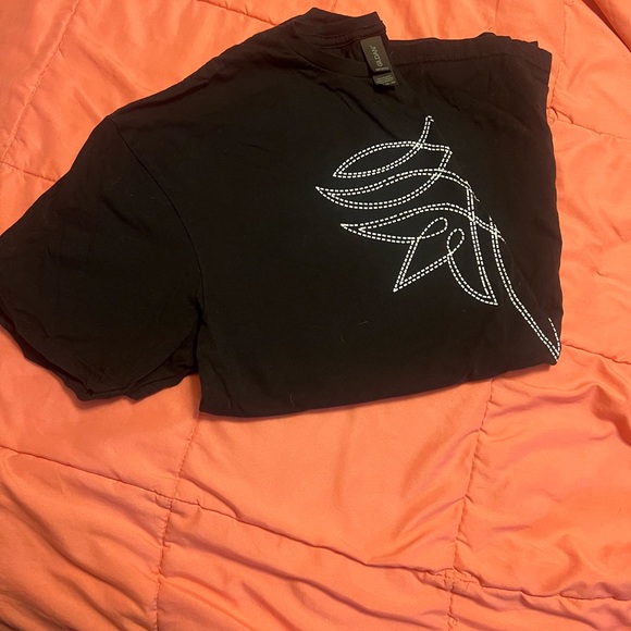 Gildan Black Softstyle T-Shirt - Picture 2 of 3